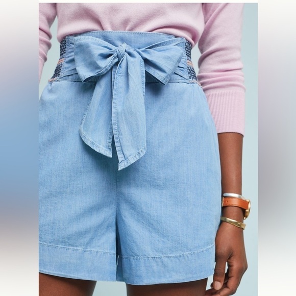 Anthropologie aloha tie front shorts - Picture 2 of 6